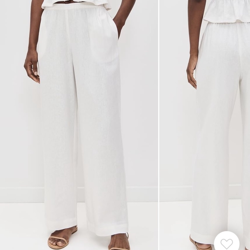 Wayf linen pants, large